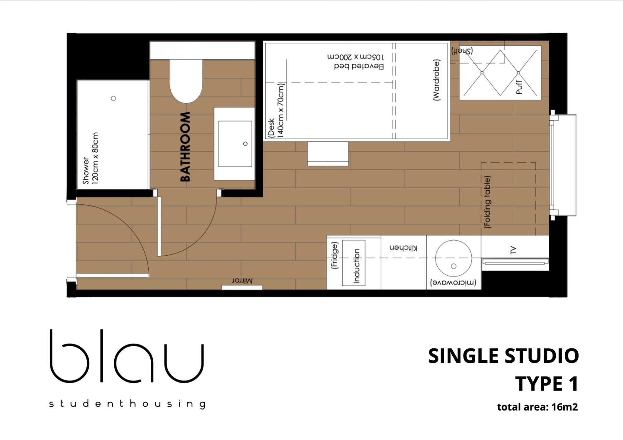Appartement Blau Student Housing - Students Only *